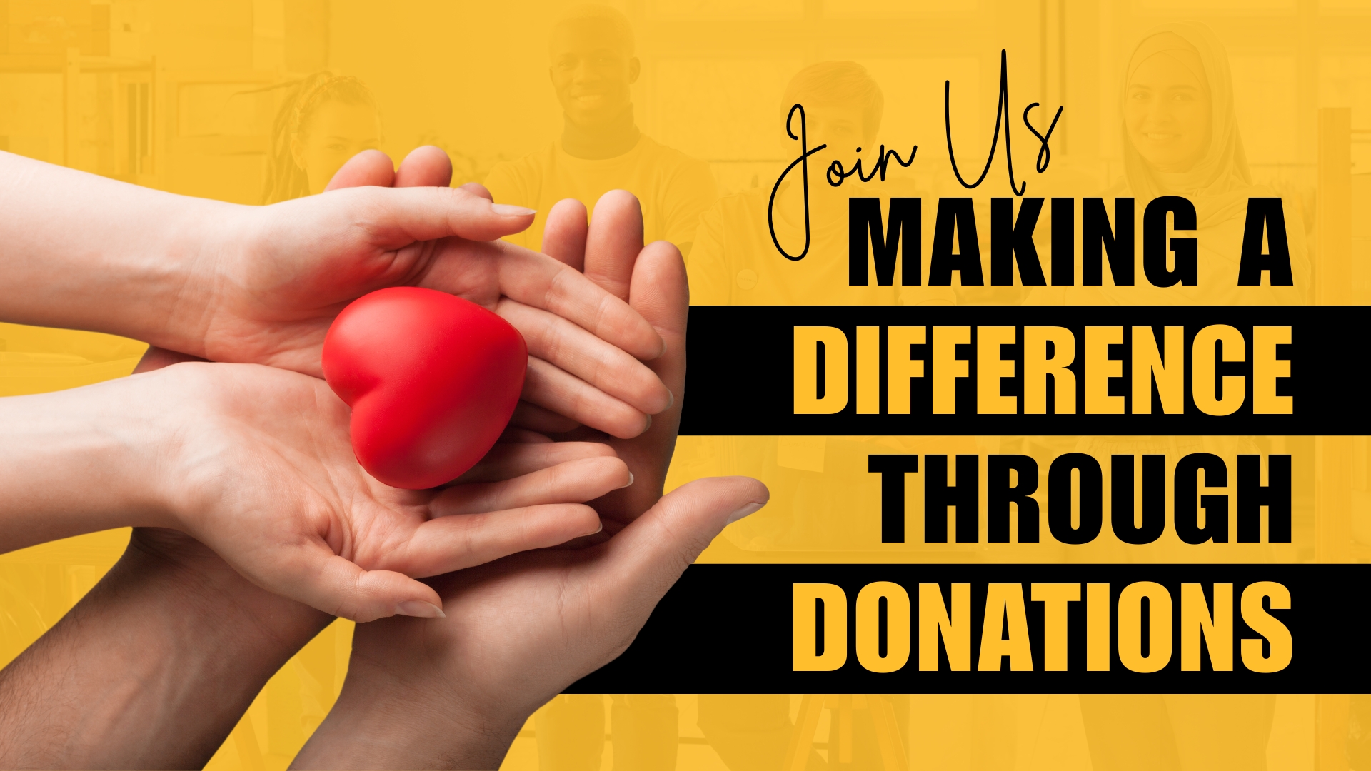 Yellow and Black Modern Charity Fund Proposal Presentation